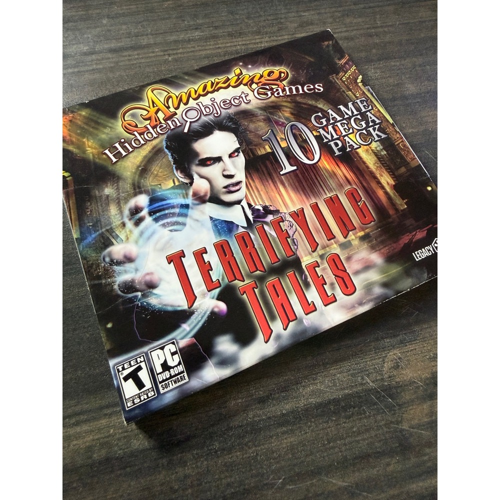 Amazing Hidden Object Games 10 Game Mega Pack Terrifying Tales PC DVD-ROM Legacy